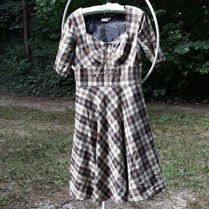 Eshakti plaid dress